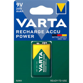 VARTA-56722/1 Oplaadbare nimh batterij e-block 9 v 200 mah 1-blister