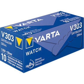 VARTA-V303 Zilveroxide batterij sr44 1.55 v 170 mah 1-pack