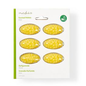 VCFP112LEM Geurparels voor stofzuiger | citroen | 6 navullingen | geel