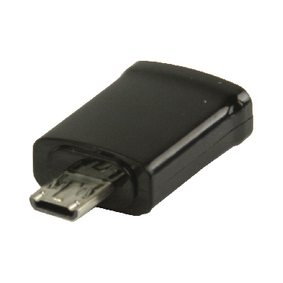 VLMP39020B MHL-Adapter USB Micro-B 11-Pins Male - USB Micro-B Female Zwart