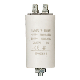 W1-11018N Condensator 18.0uf / 450 v + aarde