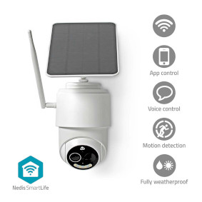 WIFICBO50WT Smartlife camera voor buiten | wi-fi | full hd 1080p | pan tilt | ip65 | max. batterijduur: 5 maande