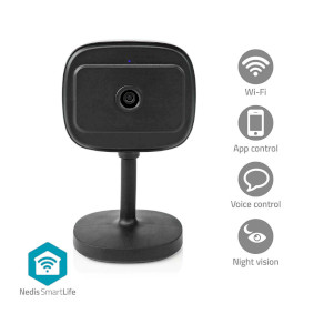WIFICI07CBK Smartlife camera voor binnen | wi-fi | full hd 1080p | pan tilt | cloud opslag (optioneel) / microsd
