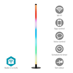 WIFILD20RGBW Smartlife sfeerverlichting | wi-fi | tube | 180 lm | rgbic / warm tot koel wit | 2700 - 6500 k | 10 