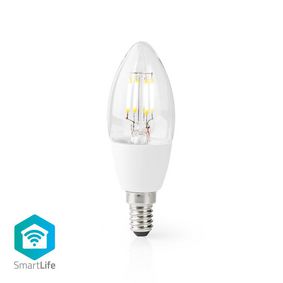 WIFILF10WTC37 Smartlife led filamentlamp | wi-fi | e14 | 400 lm | 5 w | warm wit | 2700 k | glas | android™ 