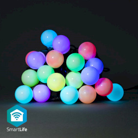 WIFILP03C20 Smartlife decoratieve verlichting | feestverlichting | wi-fi | rgb / wit | 20 led's | 10 m | android