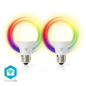 WIFILRC20E27 Smartlife multicolour lamp | wi-fi | e27 | 806 lm | 9 w | rgb / warm tot koel wit | 2700 - 6500 k | 