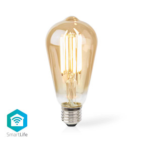 WIFILRF10ST64 Smartlife led filamentlamp | wi-fi | e27 | 806 lm | 7 w | warm wit | 1800 - 3000 k | glas | android&