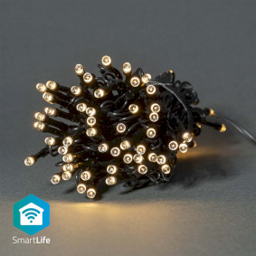 WIFILX01W50 Smartlife-kerstverlichting | koord | wi-fi | warm wit | 50 led's | 5.00 m | android™ / ios