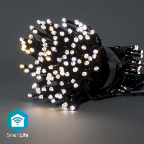 WIFILX02W100 Smartlife-kerstverlichting | koord | wi-fi | warm tot koel wit | 100 led's | 10.0 m | android™