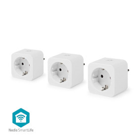WIFIP121FWT3 Smartlife slimme stekker | wi-fi | ip21 | energiemeter | 3680 w | type f (cee 7/7) | 0 - 55 °c 