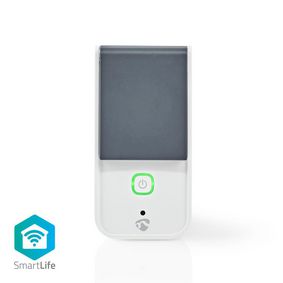 WIFIPO120FWT Smartlife slimme stekker | wi-fi | ip44 | energiemeter | 3680 w | randaarde stekker / type f (cee 7/