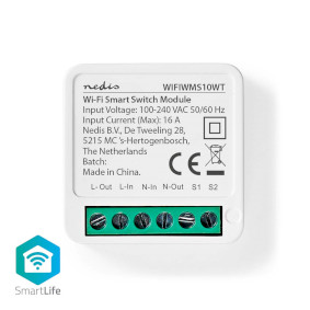 WIFIWMS10WT Smartlife modules | wi-fi | 3680 w | kroonsteen | app beschikbaar voor: android™ / ios