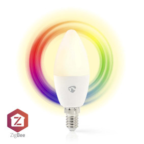 ZBLC10E14 Smartlife multicolour lamp | zigbee 3.0 | e14 | 470 lm | 4.9 w | rgb / warm tot koel wit | 2200 - 65