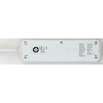 1152320015 Eco-line 3-voudige stekkerdoos (stekkerblok met hogere contactbescherming, schakelaar, 1,50 m kabel) Product foto