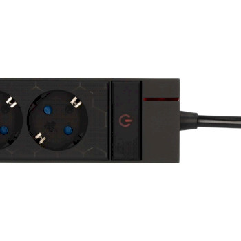 1153560100 Gaming stekkerdoos gsl 05 5-voudig met 2 usb-laadfuncties 1,5m h05vv-f3g1.5 type f Product foto