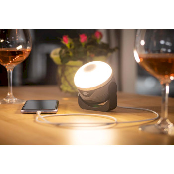 1171640 Oplaadbare led buitenlamp oli 310 ab met bluetooth®-luidspreker (campinglamp met magneet en haa Product foto