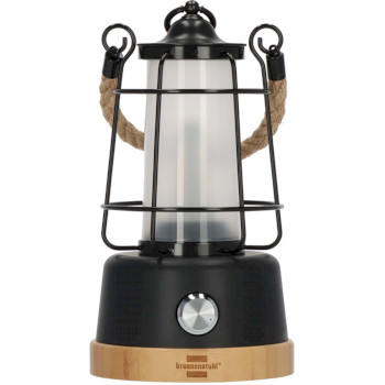 1171800 Oplaadbare campinglamp cal 1 met henneptouw en bamboevoet (370 lm, ip44, brandtijd tot 75h, dimbaar,