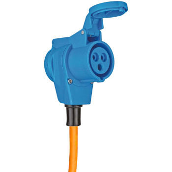 1182470100 Cee-kabelhaspel met 23+2m rn-kabel in oranje (camping kabelhaspel met cee-hoekkoppeling incl. stekke Product foto