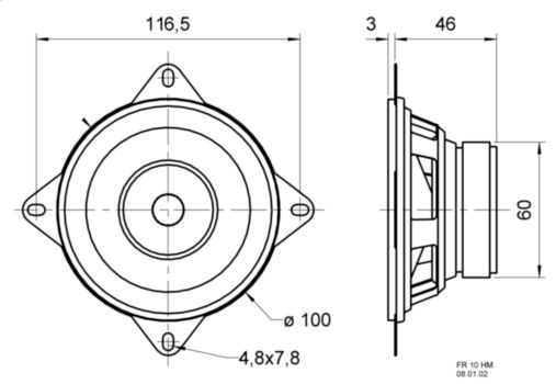 VS-4898 Fr 10 hm - 4 ohm - 10 cm (4\