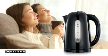 16130301 Waterkoker 1.7l zwart Product foto