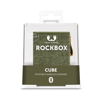1RB1000AR Bluetooth-speaker rockbox cube fabriq edition 3 w army Verpakking foto