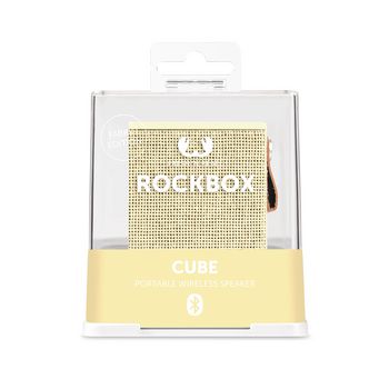 1RB1000BC Bluetooth-speaker rockbox cube fabriq edition 3 w buttercup Verpakking foto