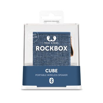 1RB1000IN Bluetooth-speaker rockbox cube fabriq edition 3 w indigo Verpakking foto