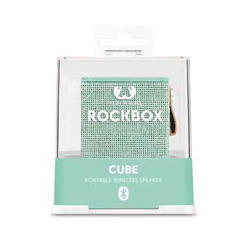 1RB1000PT Bluetooth-speaker rockbox cube fabriq edition 3 w peppermint Verpakking foto