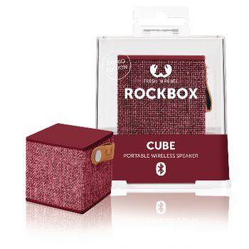 1RB1000RU Bluetooth-speaker rockbox cube fabriq edition 3 w ruby
