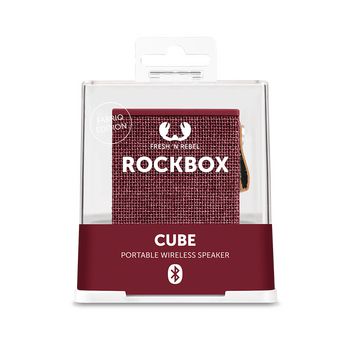 1RB1000RU Bluetooth-speaker rockbox cube fabriq edition 3 w ruby Verpakking foto