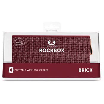 1RB3000RU Bluetooth-speaker rockbox brick fabriq edition 12 w ruby Verpakking foto