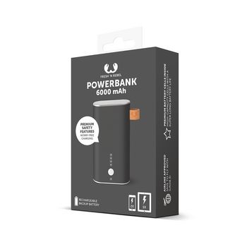 2PB2000CC Draagbare powerbank 6000 mah usb concrete Verpakking foto