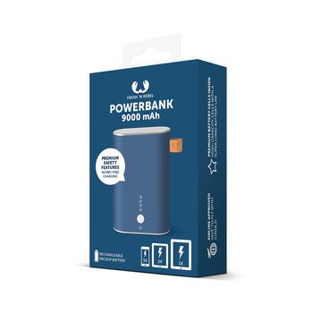 2PB3000IN Draagbare powerbank 9000 mah usb indigo Verpakking foto
