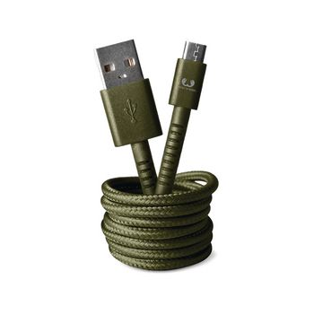 2UCF150AR Usb 2.0 kabel usb a male - micro-b male fabriq 1.50 m army Product foto