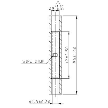 RND 465-00096 Kabelverbinder 0.2...0.5 mm² n/a pu = 100 st Product foto