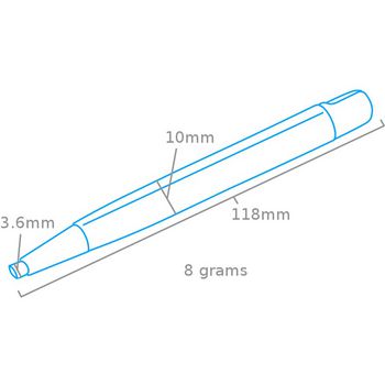 RND 550-00224 Glass fibre pencil 4mm Product foto