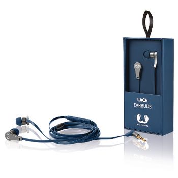 3EP100IN Lace headset in-ear 3.5 mm ingebouwde microfoon 1.2 m indigo