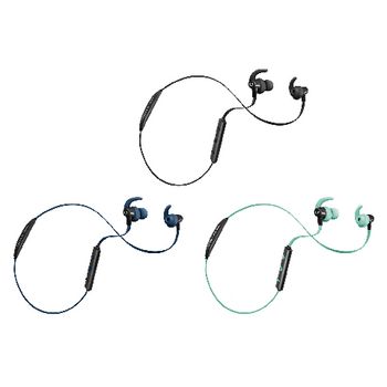 3EP200PT Lace headset waterbestendig in-ear bluetooth ingebouwde microfoon peppermint In gebruik foto