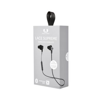 3EP400BL Lace supreme headset waterbestendig in-ear bluetooth ingebouwde microfoon zwart/grijs Verpakking foto