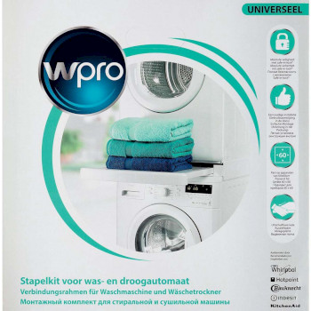 484000008436 Sks101 stapelset wasmachine / wasdroger 60 cm  foto