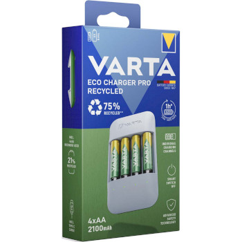 57683101121 Eco charger pro incl. 4x gerecycled aa 2100mah Verpakking foto