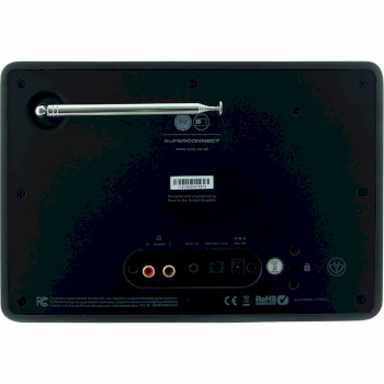 641181 Superconnect dab+/fm en internetradio zwart Product foto