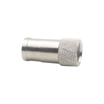 695002566 F-connector male zilver Product foto