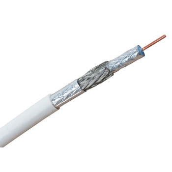 695020554 Koka 9 eca 20m witte coaxkabel 4g proof | shopconcept