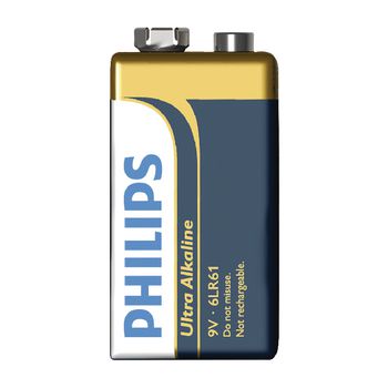 6LR61E1B/10 Philips ultra alkaline battery 9v ultra alkaline 1-blister Product foto