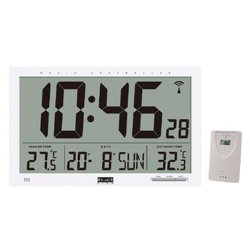 866403 Zendergestuurde lcd jumbo klok Product foto