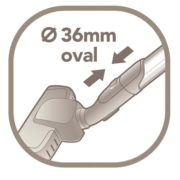 9001677872 Aze112 advanced precicsion flexpro™ mondstuk - ovale aansluiting - 36 mm Product foto