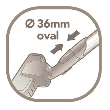 9001678011 Aze119 advanced precision turbo mondstuk - ovale aansluiting - 36 mm Product foto