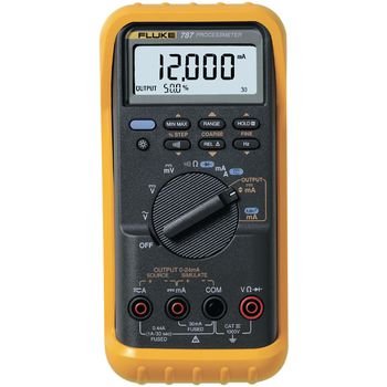 787/E Process multimeter, trms ac, lcd / backlight, 1000 vac, 1000 vdc, 1 adc